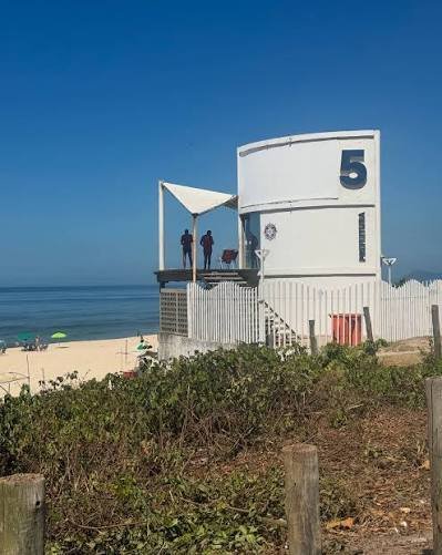 vista do posto 5 na barra